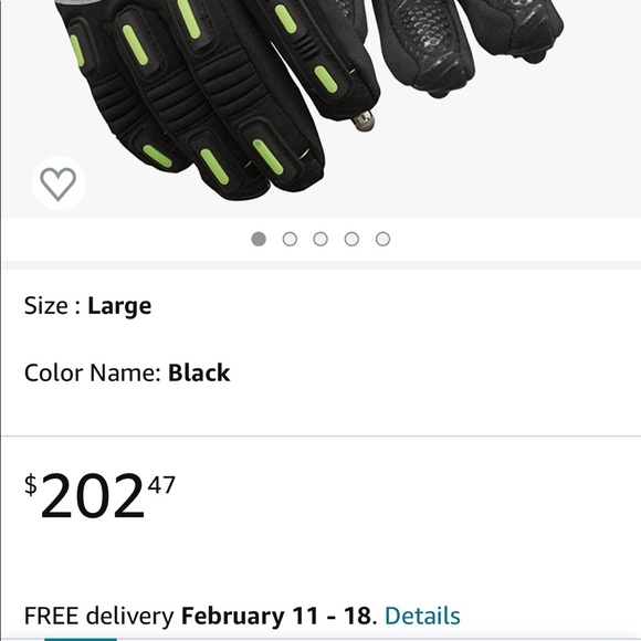 Construction grade Refrigiwear extreme cold weather gloves - Picture 2 of 6